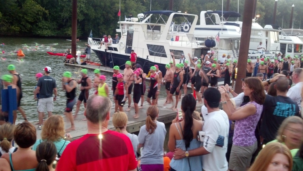 Ironman Louisville Swim Start