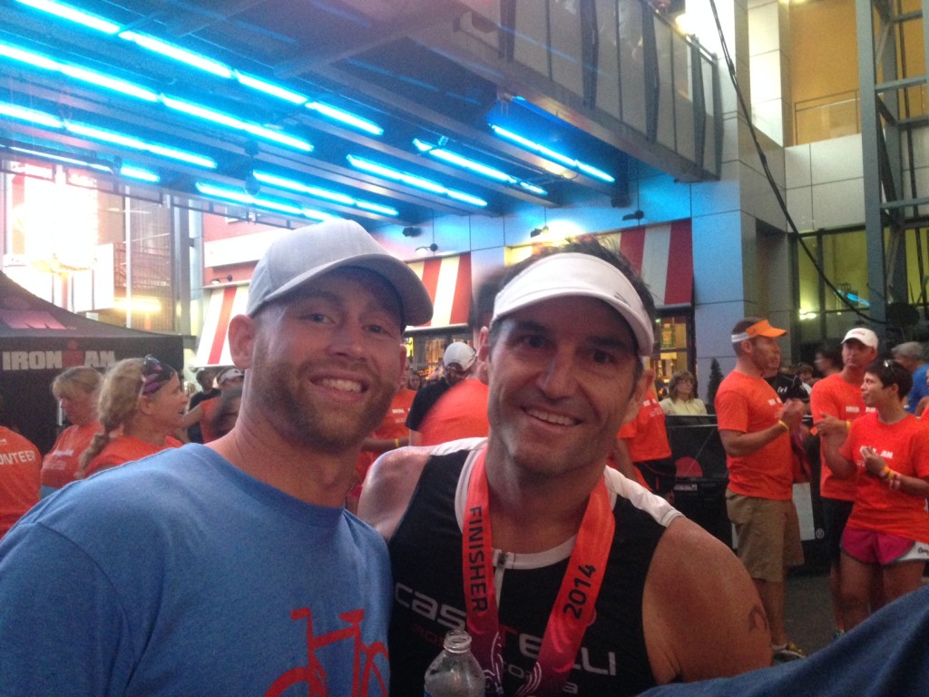 Me and Robbie celebrating after a tough year. 