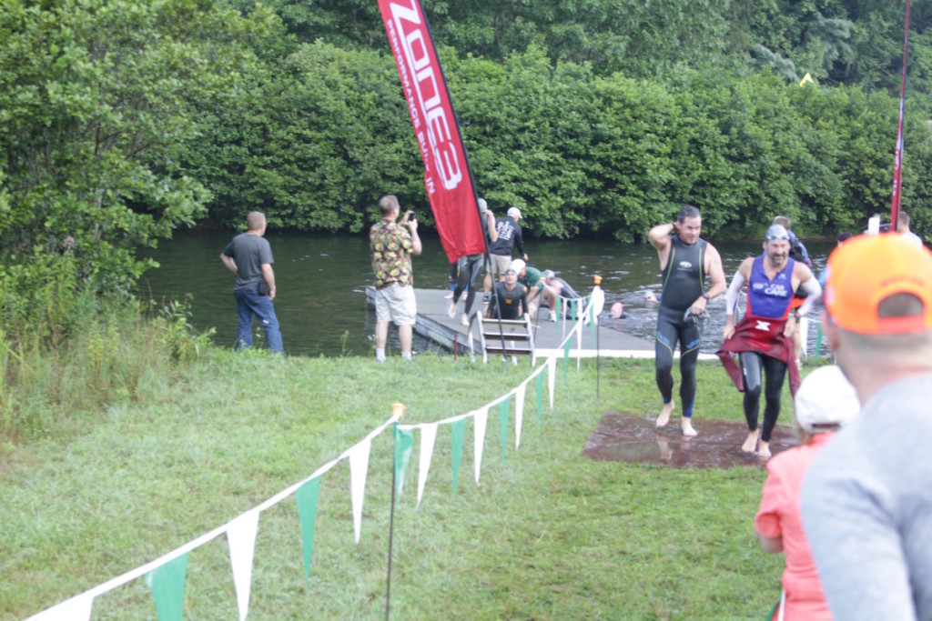 Lake Logan Half Swim Exit